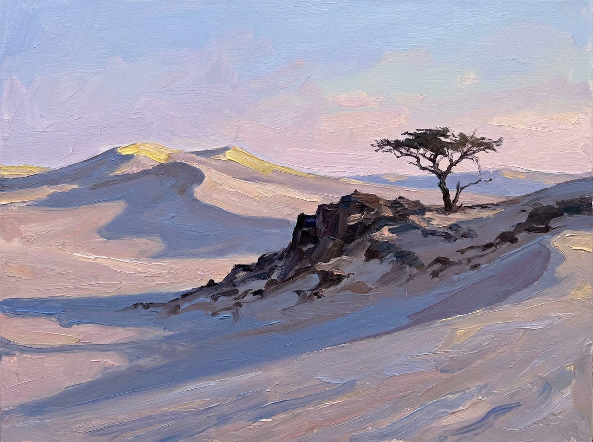 Desert - Au crépuscule Les déserts du silence<br>Au crépuscule