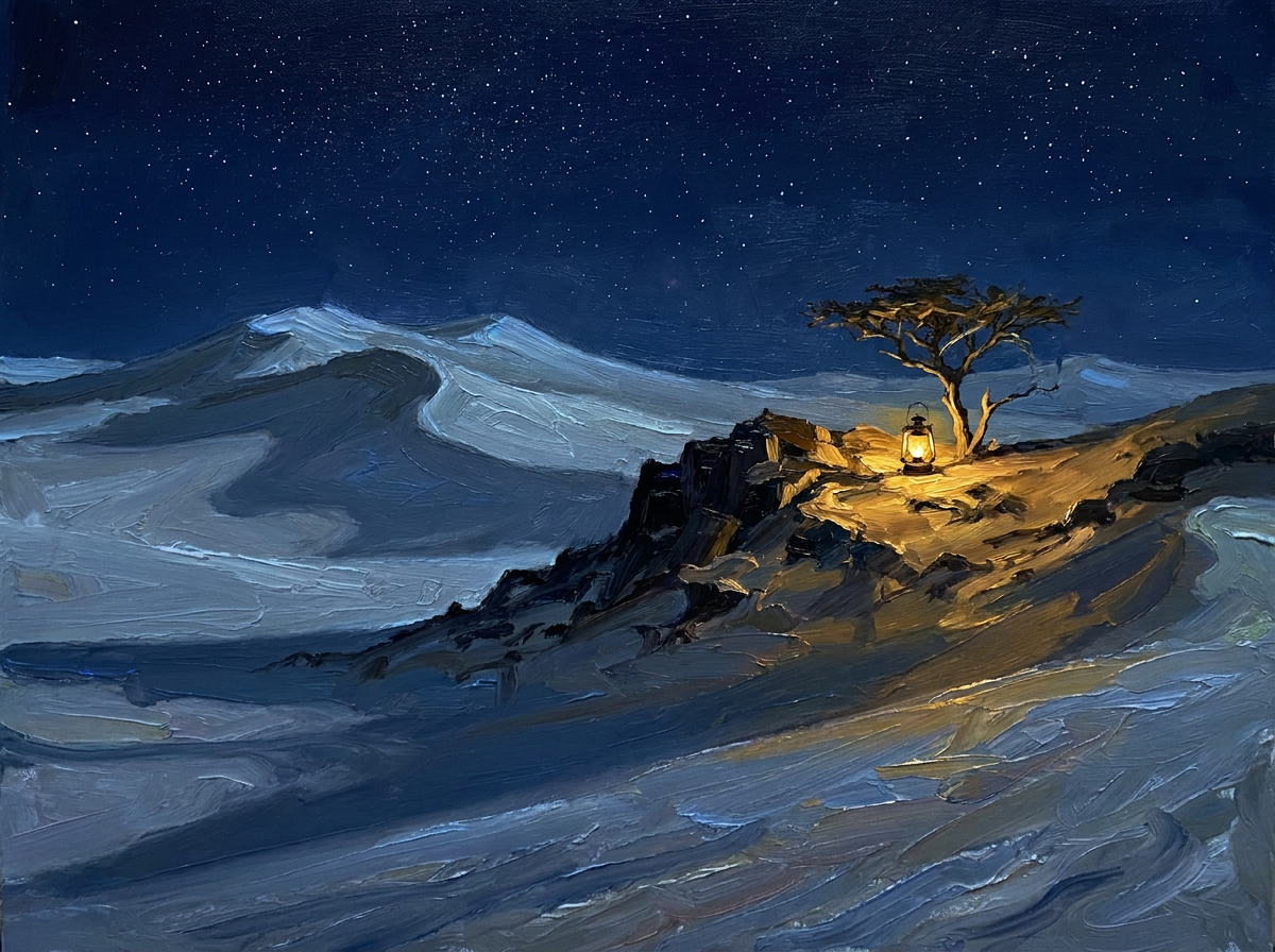 Desert - La veilleuse Les déserts du silence<br>La veilleuse