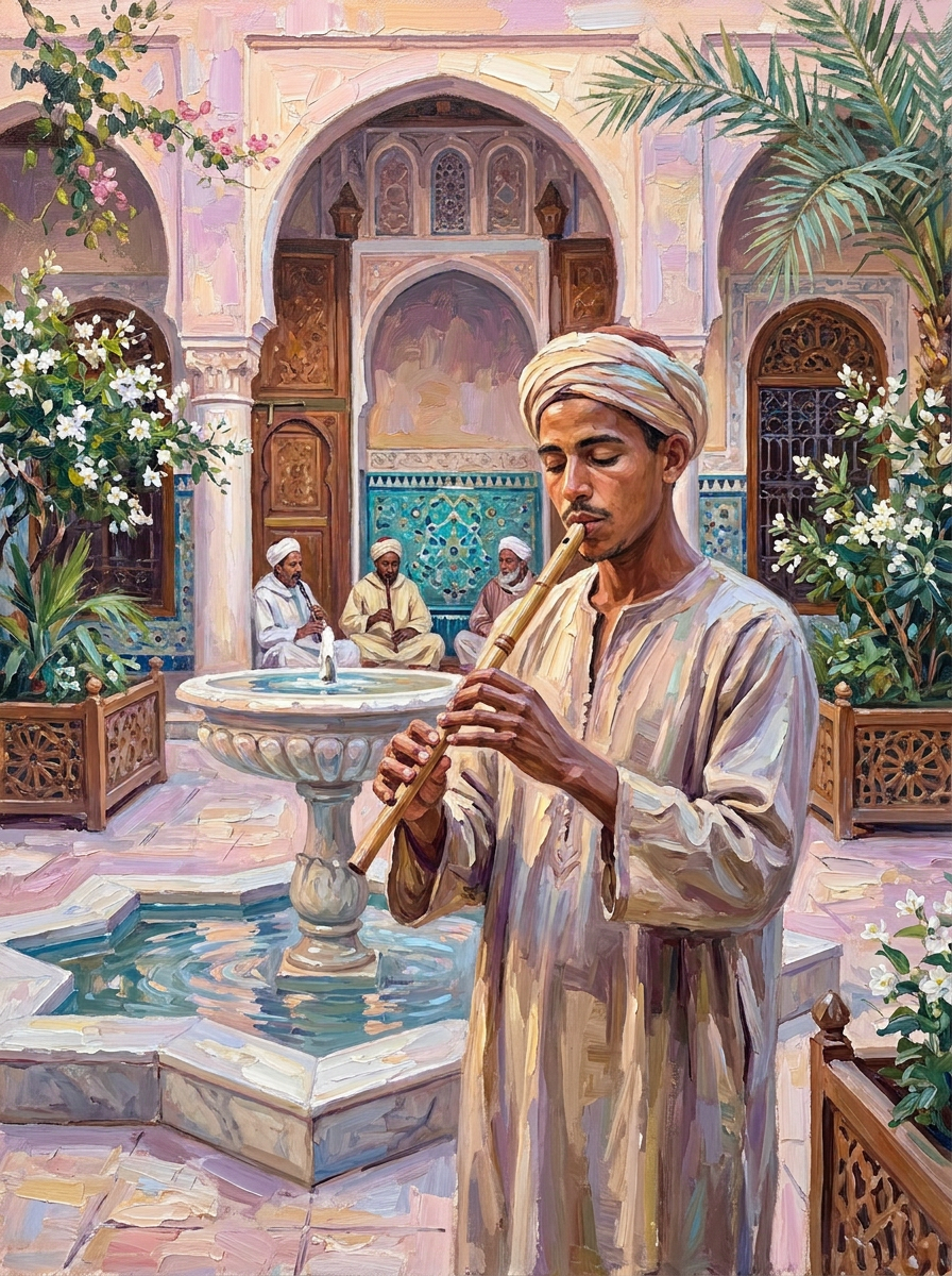 Les musiciens - La Flute Les musiciens<br>La Flûte