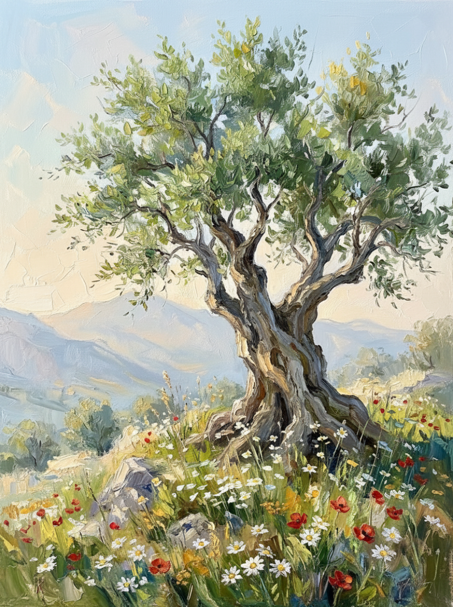 Olivier - Printemps L'olivier silencieux<br>Le Printemps